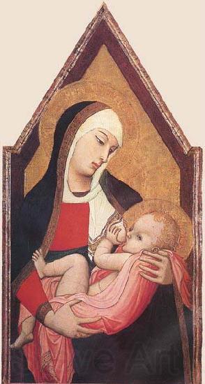 Ambrogio Lorenzetti Suckling Madonna Spain oil painting art